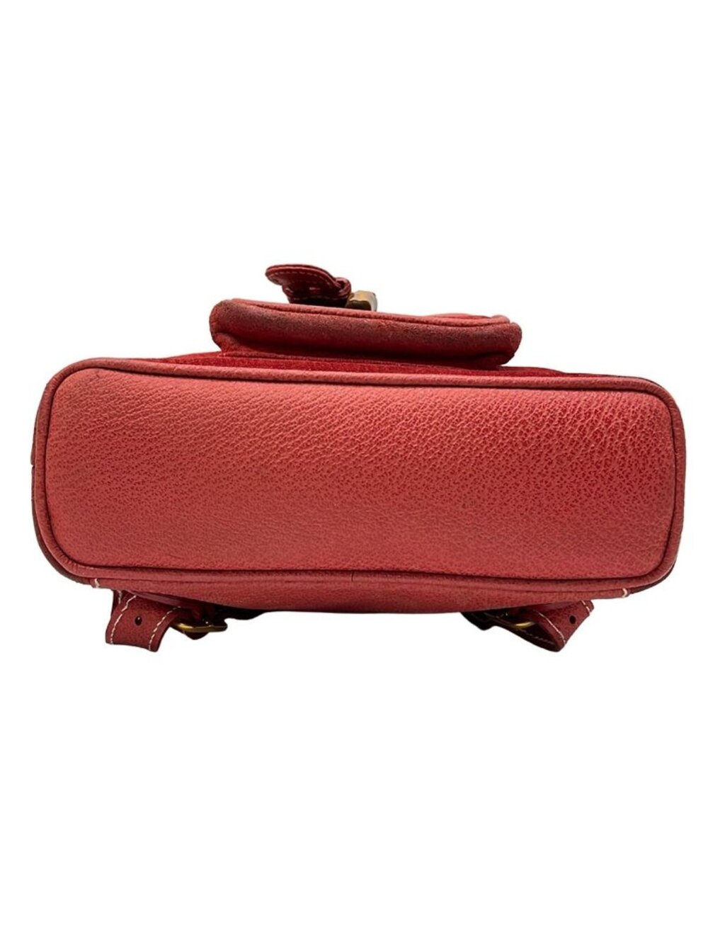Gucci Backpack Bamboo Red Leather - Picture 5 of 10